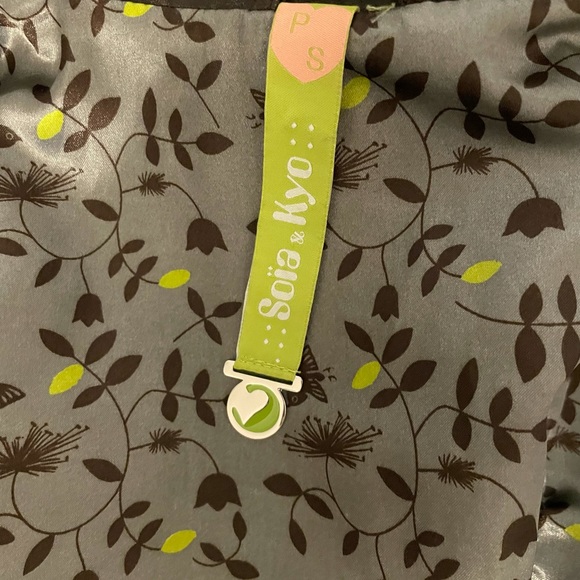 Soia & Kyo Leather Bomber Jacket - Picture 6 of 8